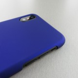 Coque iPhone XR - Plastic Mat - Bleu foncé