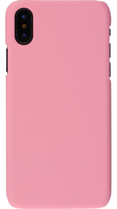 Coque iPhone Xs Max - Plastic Mat - Rose