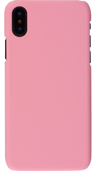 Hülle iPhone Xs Max - Plastic Mat - Rosa