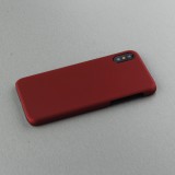 Hülle iPhone XR - Plastic Mat - Bordeau