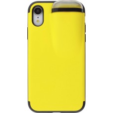 Coque iPhone XR - 2-In-1 AirPods jaune
