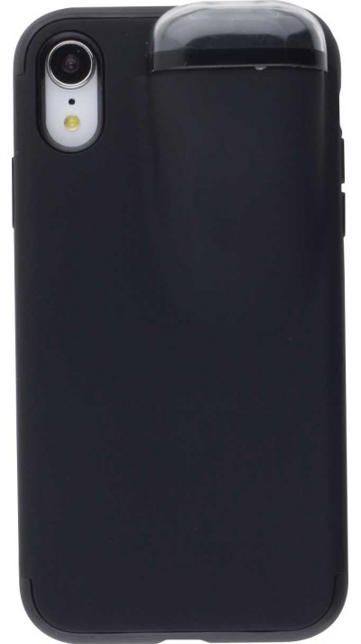 Hülle iPhone XR - 2-In-1 AirPods - Schwarz