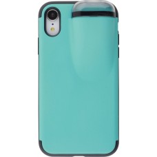 Coque iPhone XR - 2-In-1 AirPods - Turquoise