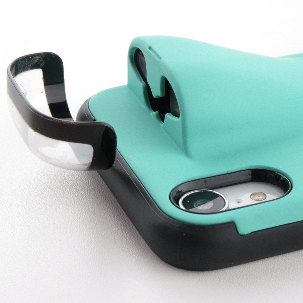 Coque iPhone XR - 2-In-1 AirPods - Turquoise