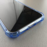 Hülle iPhone XR - Bumper Glass hellblau - Transparent