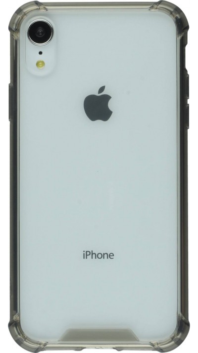 Hülle iPhone XR - Bumper Glass grau - Transparent
