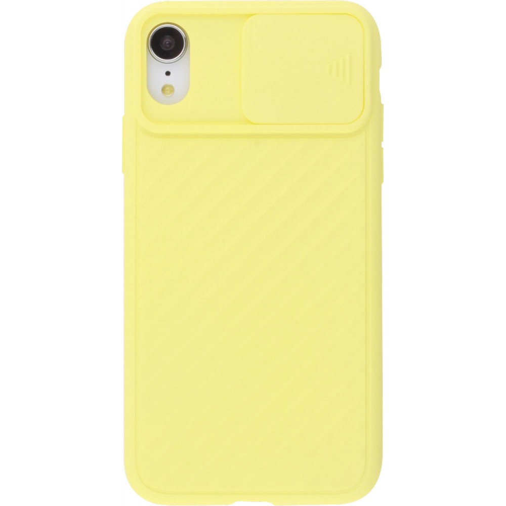 Coque iPhone XR - Caméra Clapet jaune