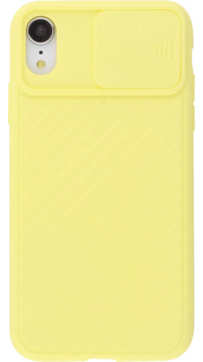 Coque iPhone XR - Caméra Clapet jaune