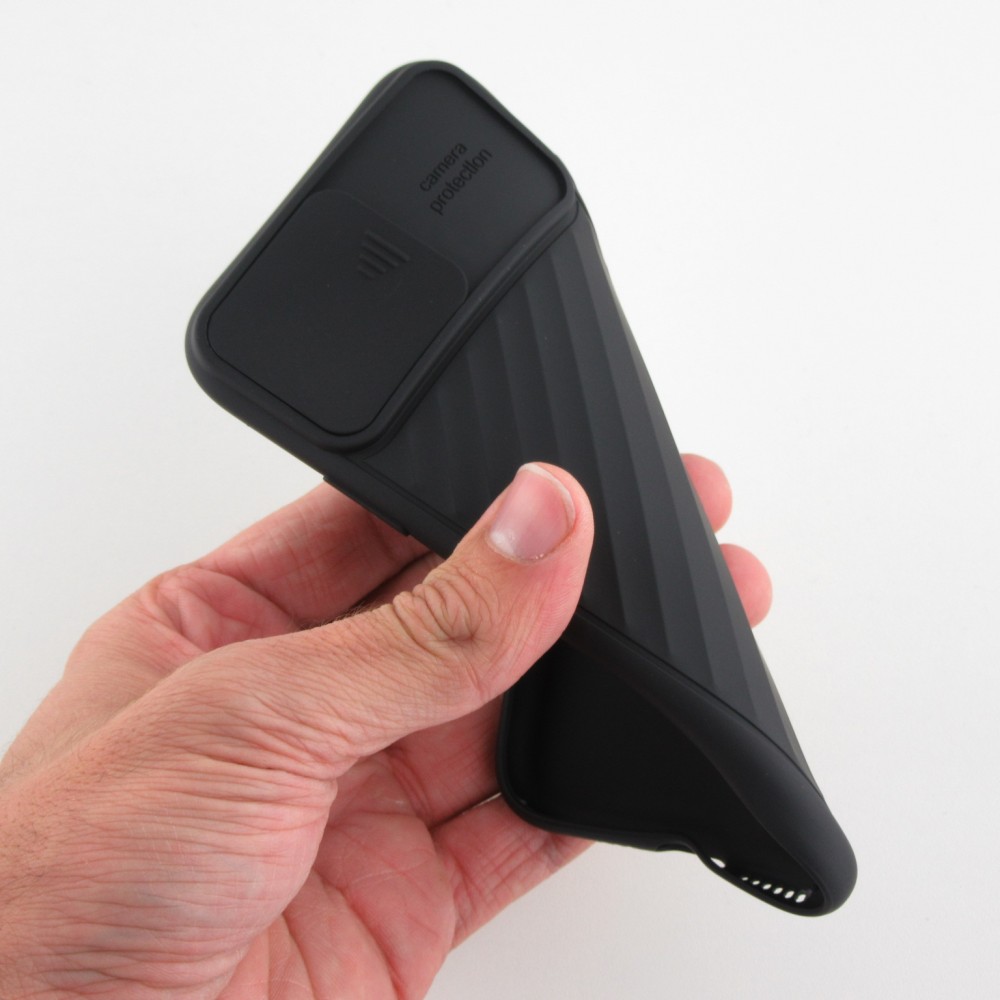 Coque iPhone XR - Caméra Clapet - Noir