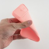 Hülle iPhone XR - Kamera Klappe hell - Rosa