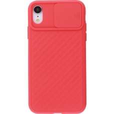 Coque iPhone XR - Caméra Clapet - Rouge