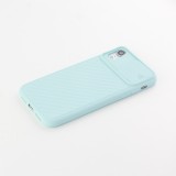 Coque iPhone XR - Caméra Clapet - Turquoise