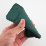 Coque iPhone XR - Caméra Clapet - Vert foncé