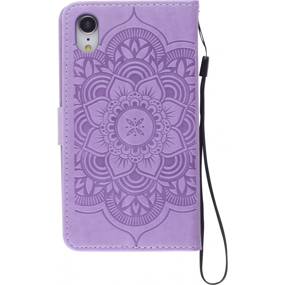 Coque iPhone XR - Flip Dreamcatcher - Violet