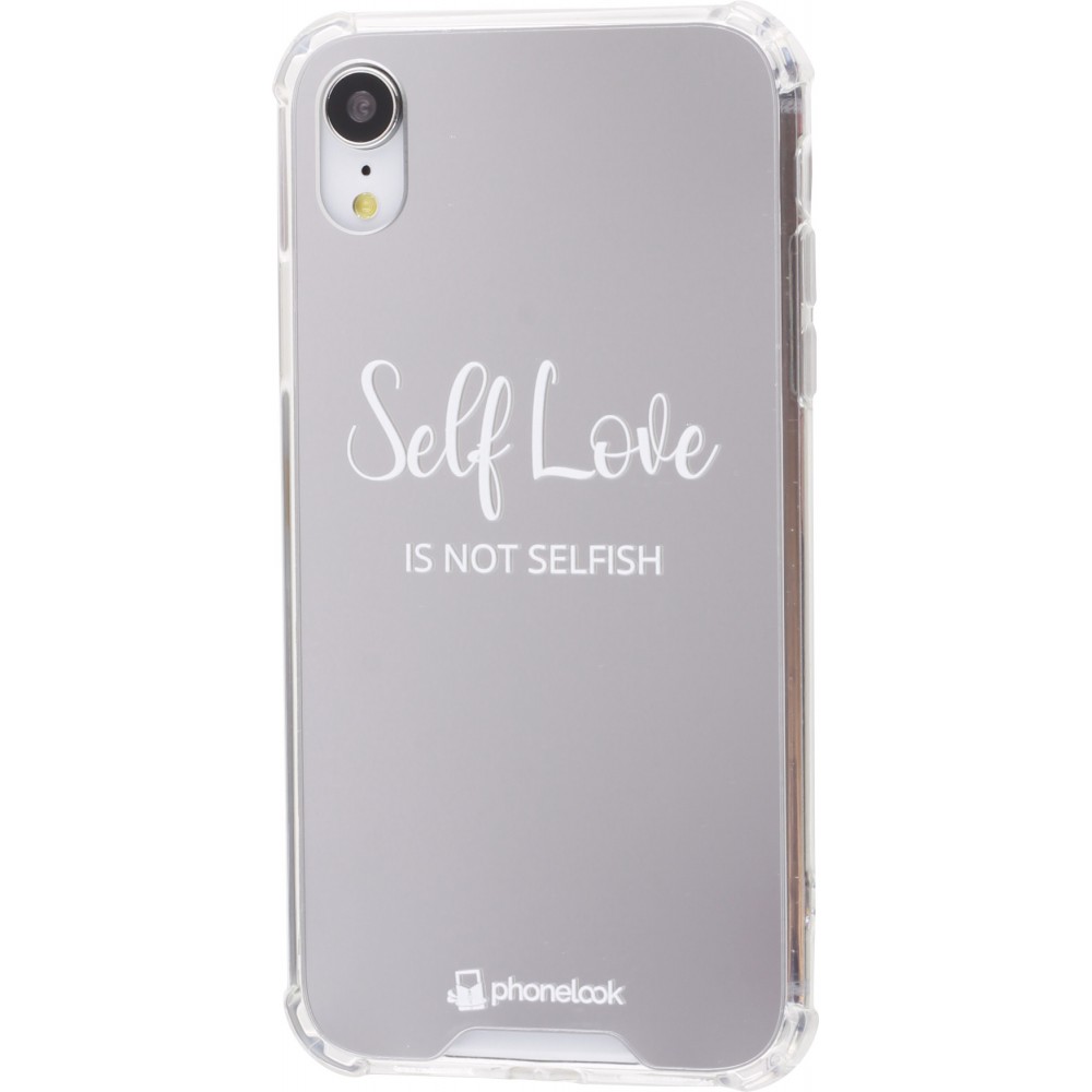 Coque iPhone XR - Miroir Self Love