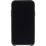 Coque iPhone Xs Max - Qialino cuir véritable - Noir