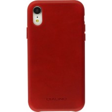 Hülle iPhone Xs Max - Qialino Echtleder - Rot
