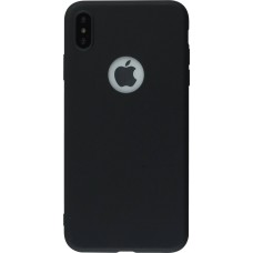 Hülle iPhone XR - Silicone Mat - Schwarz