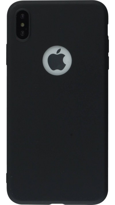 Coque iPhone XR - Silicone Mat - Noir