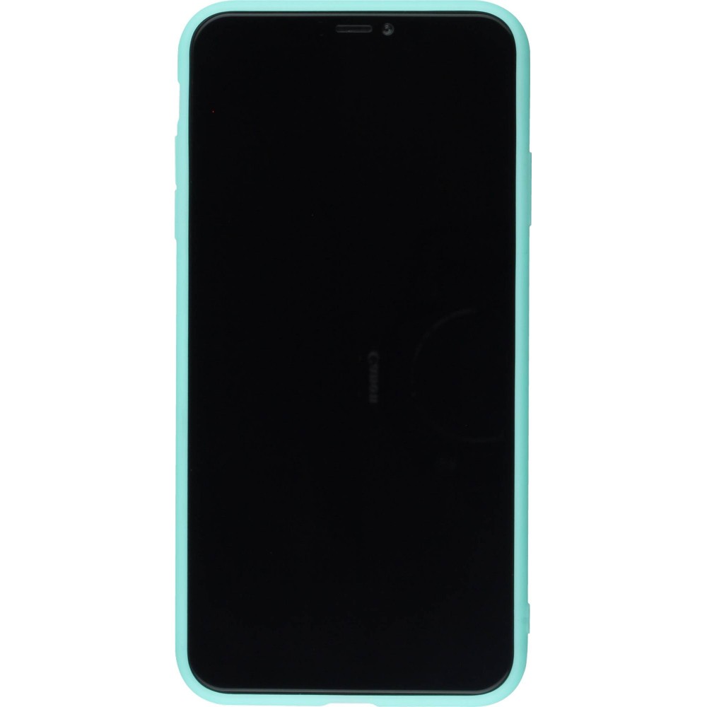 Hülle iPhone XR - Silicone Mat - Türkis