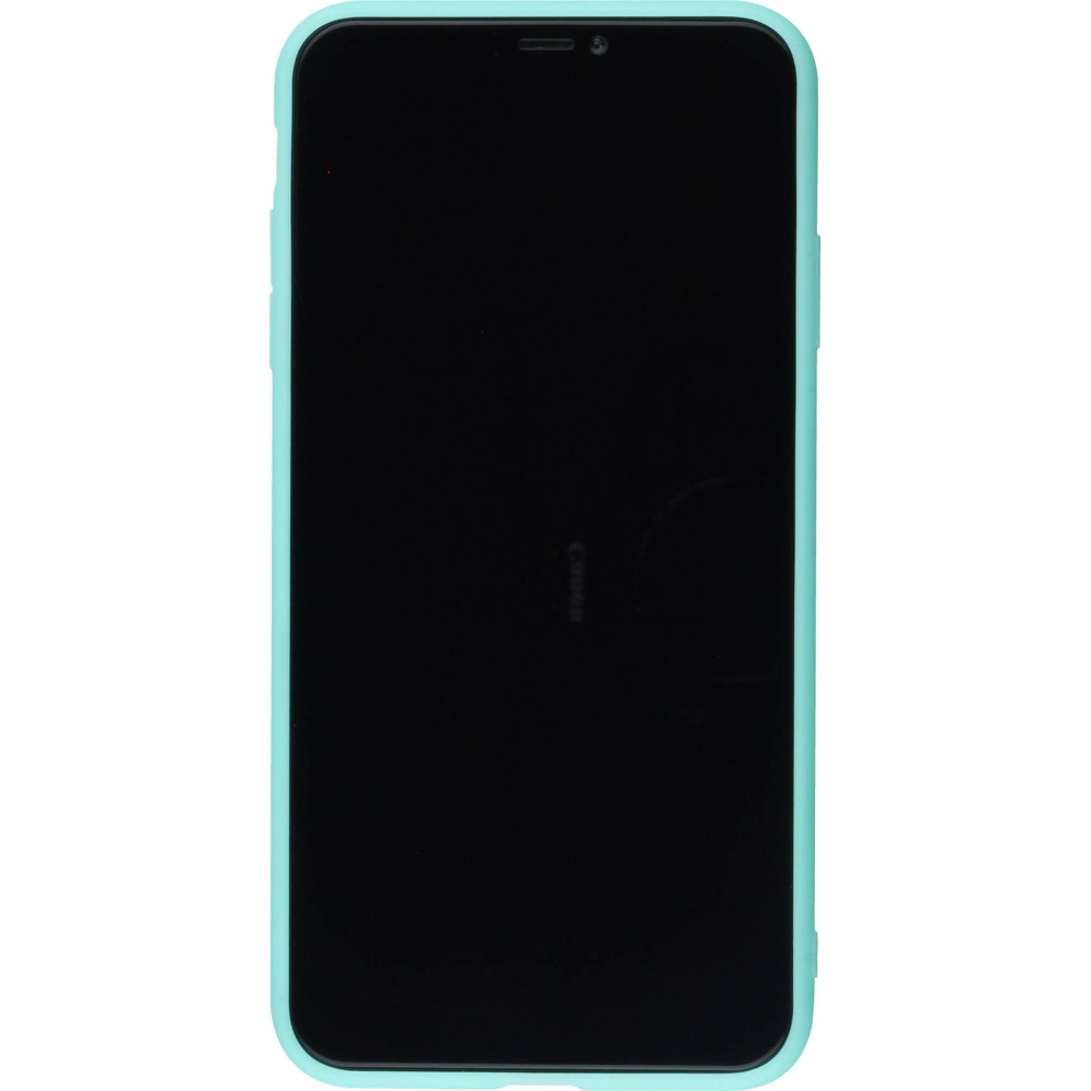 Coque iPhone Xs Max - Silicone Mat - Turquoise