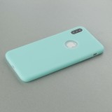 Coque iPhone XR - Silicone Mat - Turquoise