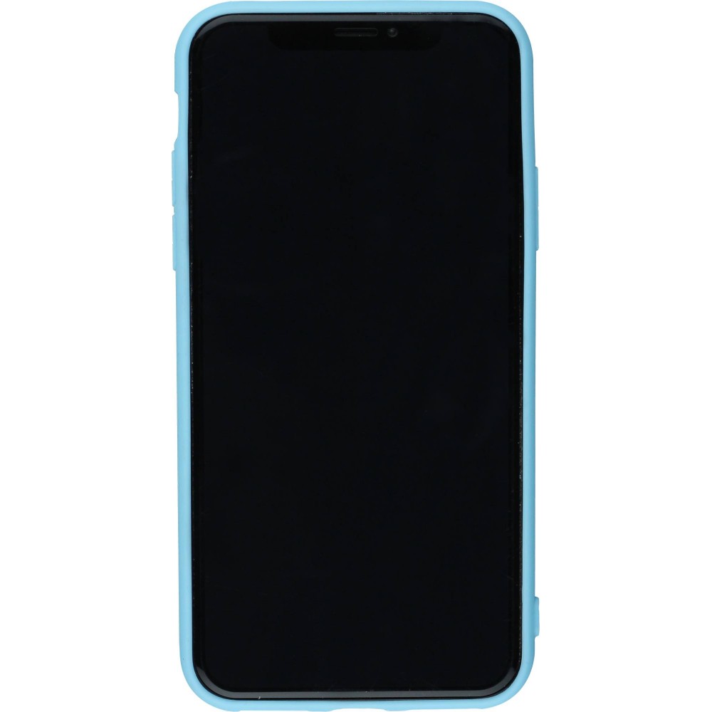 Hülle iPhone X / Xs - 3D Milk blau