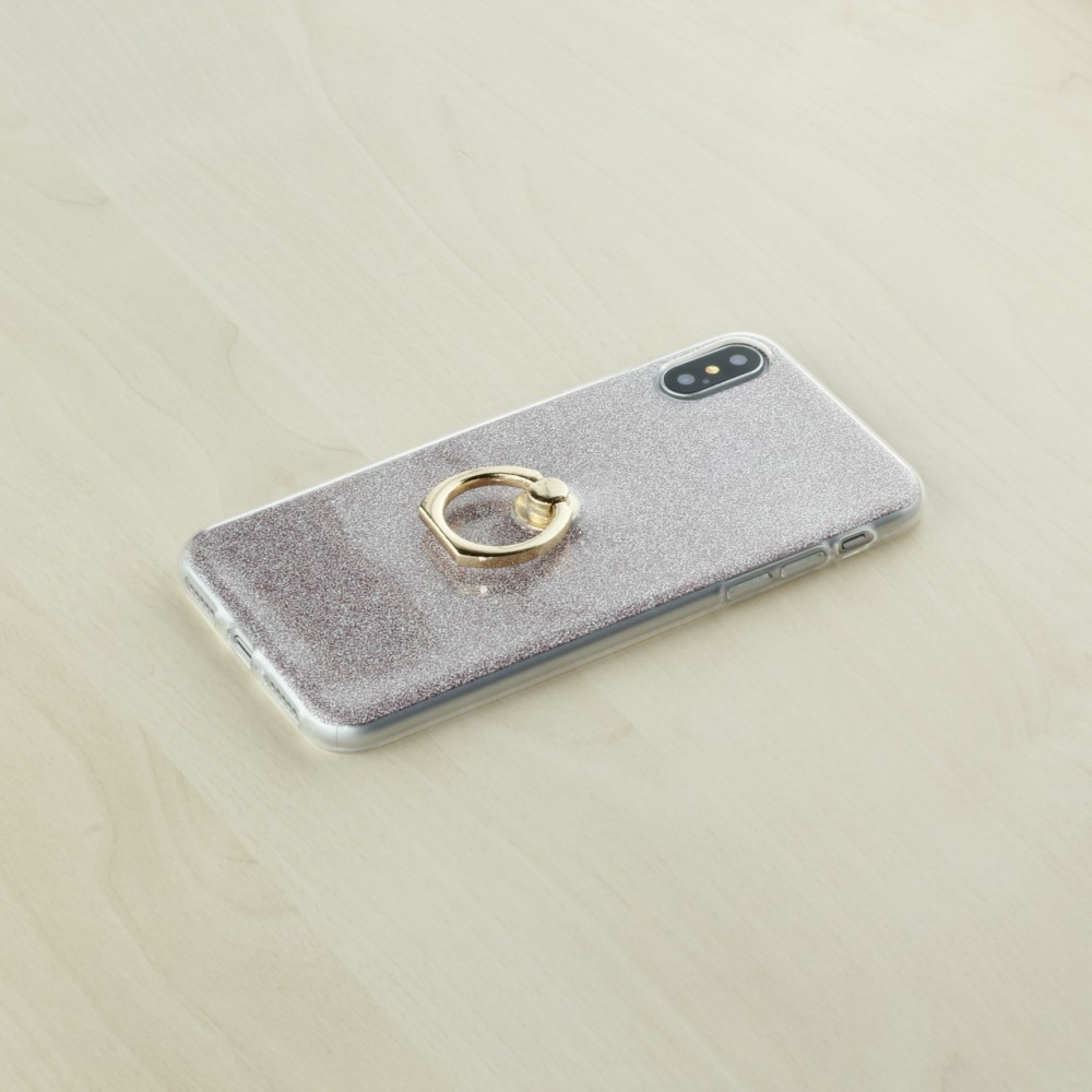 Coque iPhone X / Xs - Bling Ring - Rose