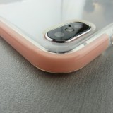 Coque iPhone X / Xs - Bumper Dots rose pâle