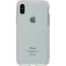 Hülle iPhone X / Xs - Bumper Stripes - Rosa