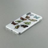Hülle iPhone X / Xs - Gel Shine Schmetterlinge