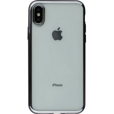 Hülle iPhone X / Xs - Electroplate - Grau