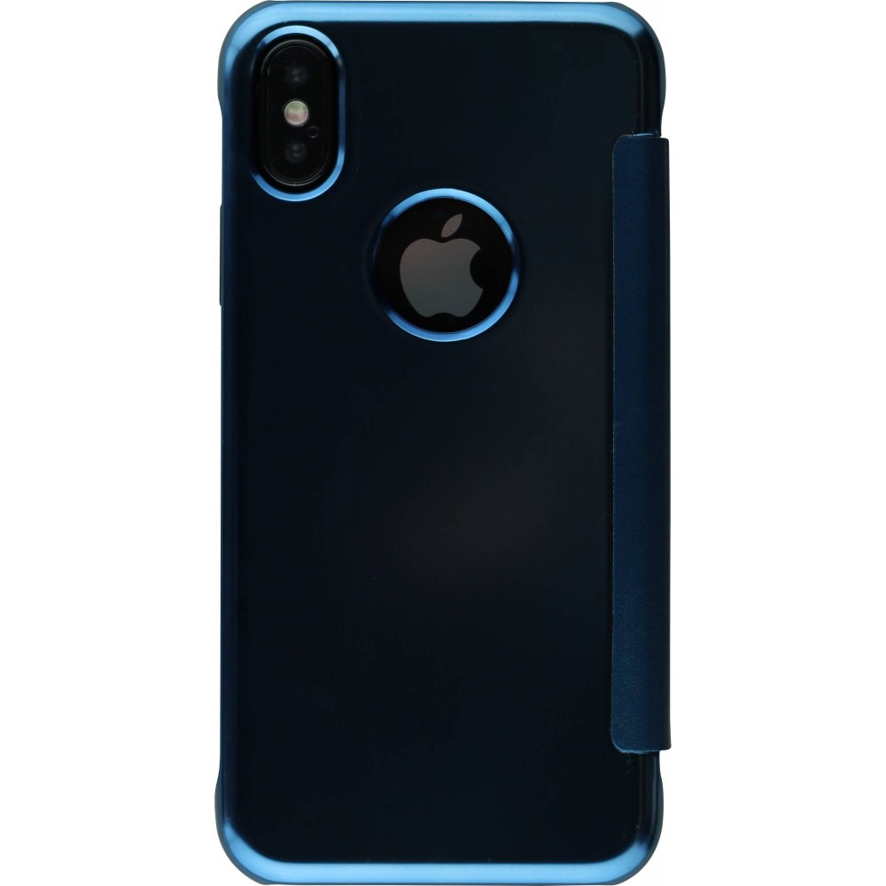 Hülle iPhone X / Xs - Clear View Cover - Hellblau