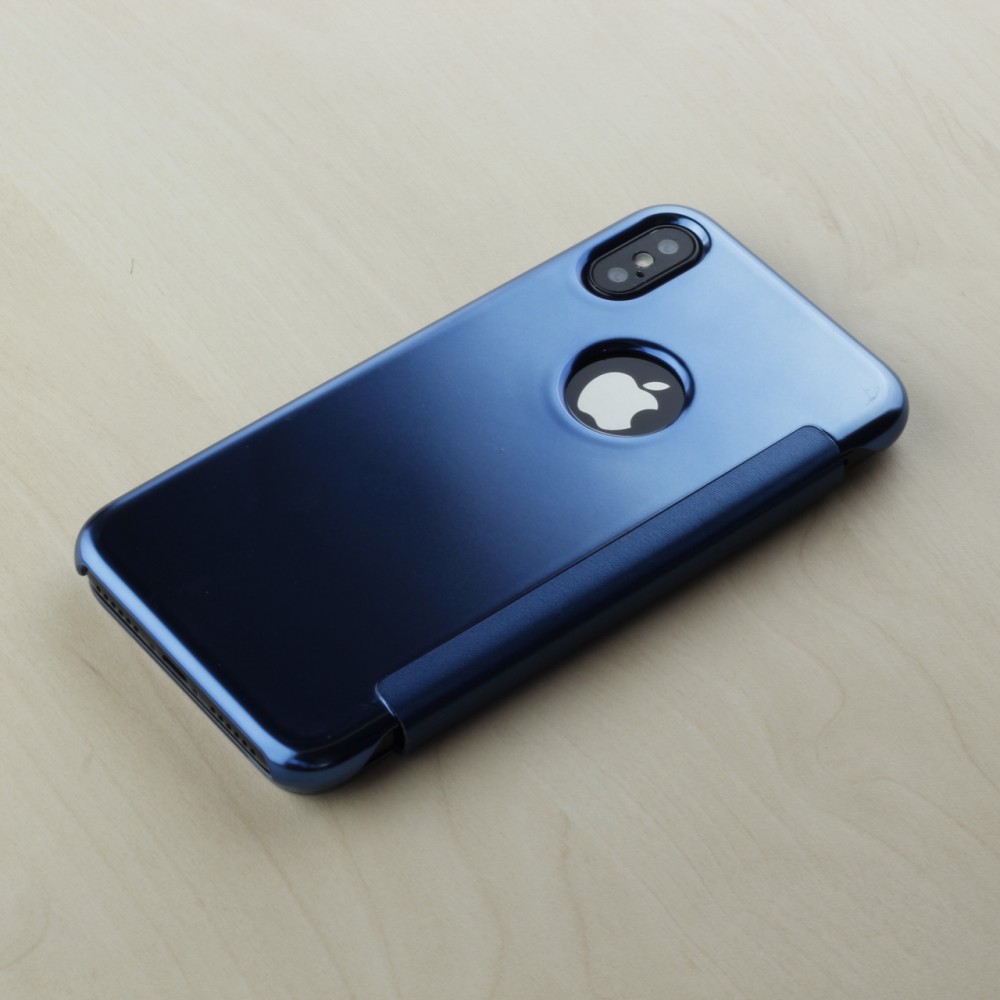 Hülle iPhone XR - Clear View Cover - Hellblau