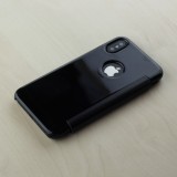 Hülle iPhone XR - Clear View Cover - Schwarz