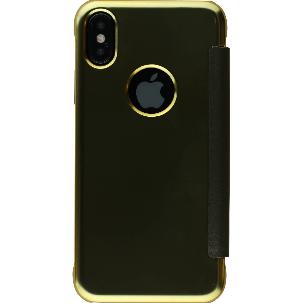 Fourre iPhone Xs Max Clear View Cover - Or