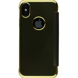Hülle iPhone Xs Max Clear View Cover - Gold