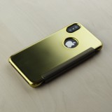 Hülle iPhone Xs Max Clear View Cover - Gold