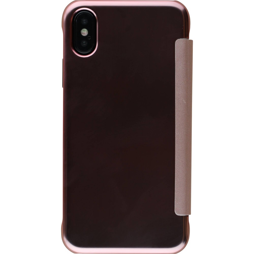 Fourre iPhone Xs Max Clear View Cover - Rose clair