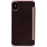 Hülle iPhone Xs Max Clear View Cover hell- Rosa