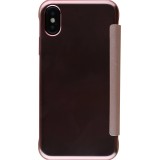 Hülle iPhone X / Xs - Clear View Cover hell- Rosa