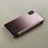 Hülle iPhone X / Xs - Clear View Cover hell- Rosa