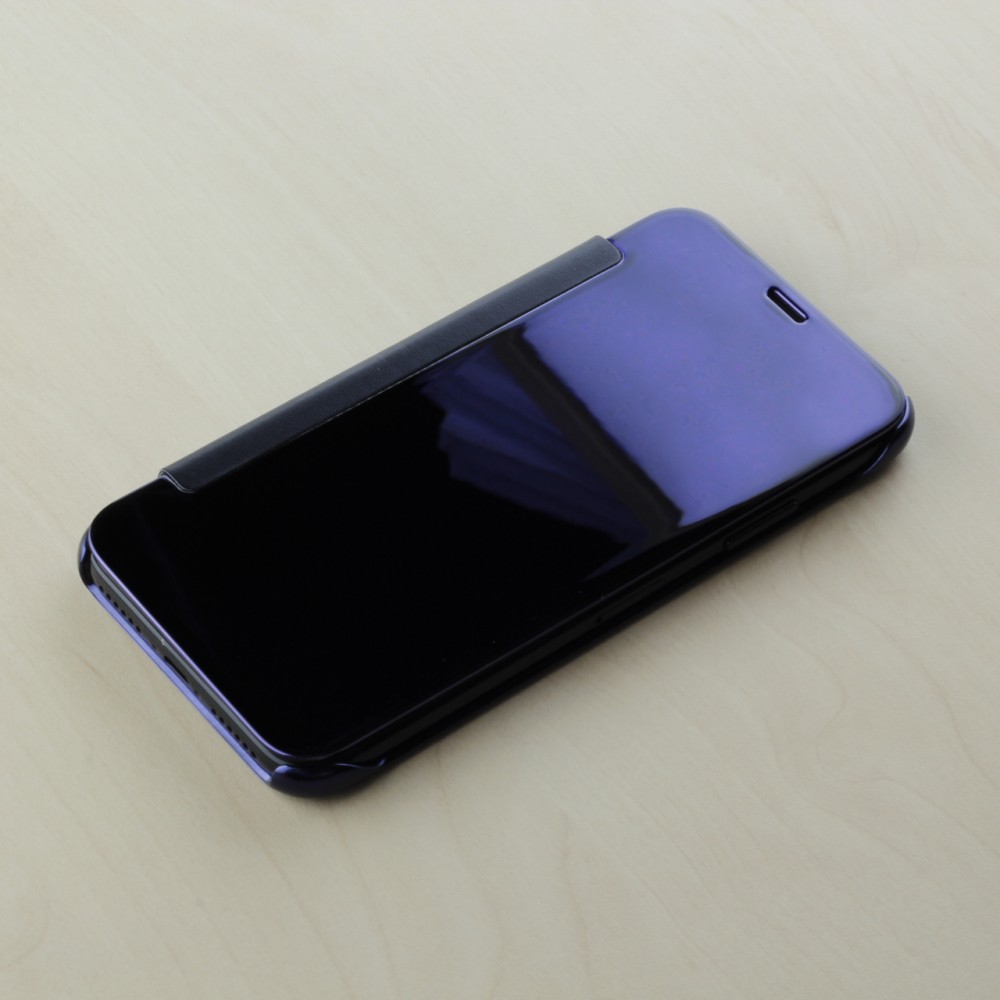 Fourre iPhone Xs Max Clear View Cover - Bleu foncé