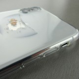 Hülle iPhone X / Xs - Clear Logo Fischschale logo