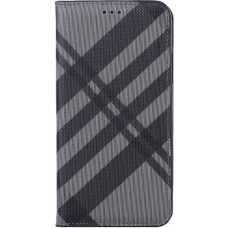Hülle iPhone Xs Max - Flip Lines - Grau