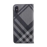 Coque iPhone Xs Max - Flip Lines - Gris