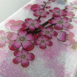 Coque iPhone Xs Max - Gel Shine branche fleurs