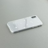 Coque iPhone X / Xs - Gel petit coeur - Blanc