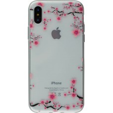 Coque iPhone Xs Max - Gel petites fleurs