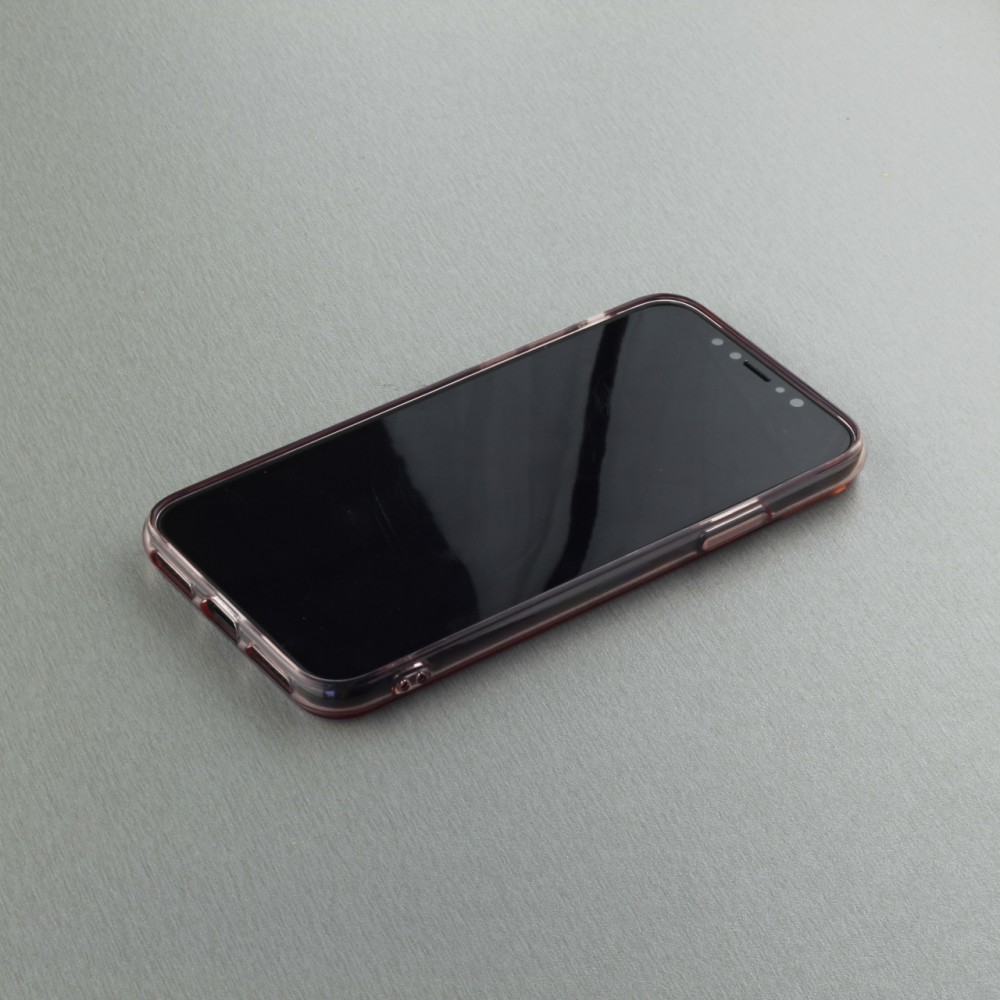 Coque iPhone Xs Max - Gel transparent - Rose clair